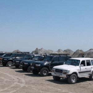 Extreme tour with 4X4 to mud volcanoes, team buildings and picnic lunch